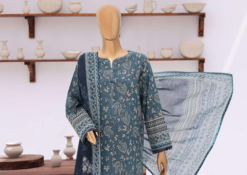 Platinum Jaipuri Prints by HZ Textiles | Digital Printed Lawn 3 Piece Unstitched Suit D-10