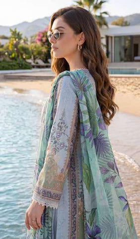 Colors by AlZohaib vol-2 | Digital Printed Lawn 3 Piece Unstitched Suit D-5