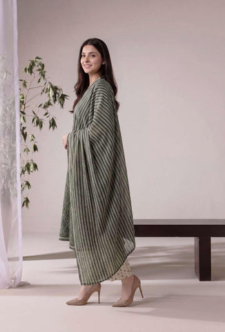 SEFA by Tawakkal Fabrics | 3 Piece Unstitched Rotary Printed Lawn Suit D-7