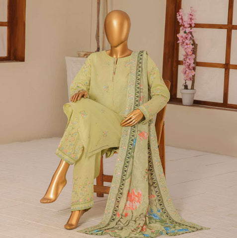 Mayaar Embroidered Un-Stitched 3 Piece Collection By HZ Textile D-6