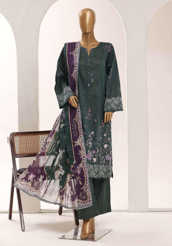 Sadabahar Printed Lawn Vol-12 | Printed Lawn 3 Piece Stitched Suit D-7