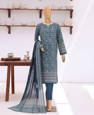 Platinum Jaipuri Prints by HZ Textiles | Digital Printed Lawn 3 Piece Unstitched Suit D-10