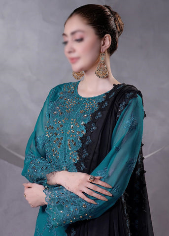 MANAAR LUXURY HANDWORK CHIFFON COLL BY SOGHAT D-09