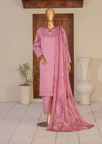 Mayaar Embroidered Un-Stitched 3 Piece Collection By HZ Textile D-7