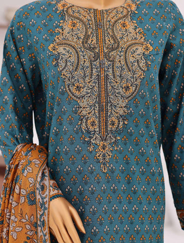 Premium Daily Wear by HZ Textiles | Embroidered Lawn 3 Piece Unstitched Suit D-10