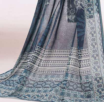 Platinum Jaipuri Prints by HZ Textiles | Digital Printed Lawn 3 Piece Unstitched Suit D-10