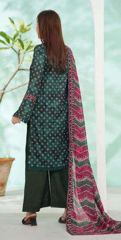 VS DAMAN Exclusive Printed Lawn Unstitched 3 Piece Suit D-19