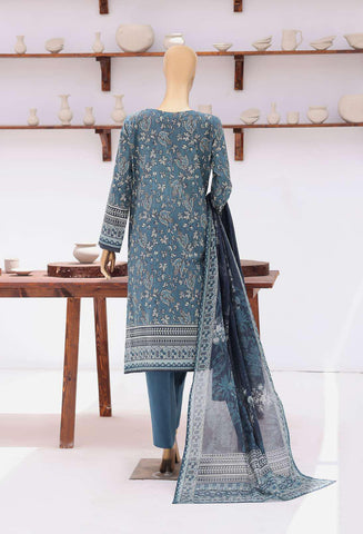 Platinum Jaipuri Prints by HZ Textiles | Digital Printed Lawn 3 Piece Unstitched Suit D-10