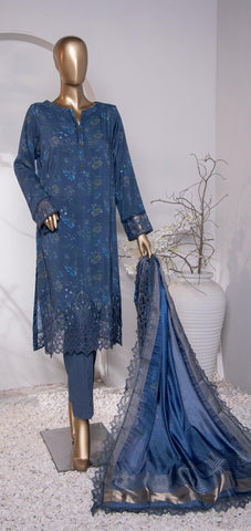 HZ Muse Luxury Raw Silk Embroidered Collection-02