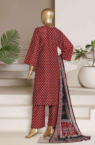Sadabahar Vol-09 | Printed Lawn 3 Piece Stitched Suit D-2