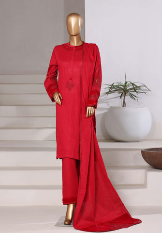 Sadabahar Premium Emb Cross Texture RTW 3 Piece Suit D-2