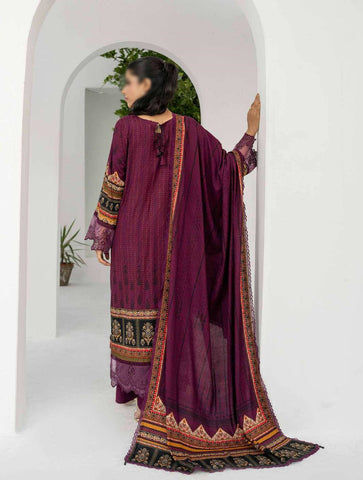 RESHAM LINEN PRINT DROP I COLL BY FIRDOUS D-09