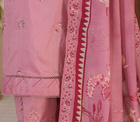 Mayaar Embroidered Un-Stitched 3 Piece Collection By HZ Textile D-7