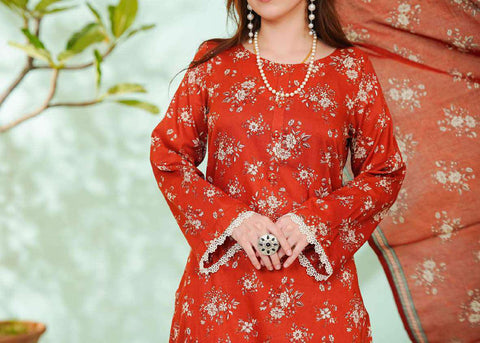 VS DAMAN Exclusive Printed Lawn Unstitched 3 Piece Suit D-20