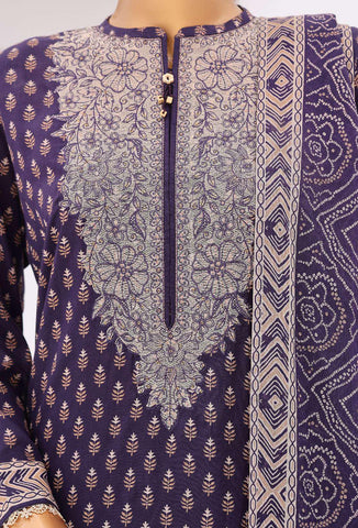 Premium Daily Wear by HZ Textiles | Embroidered Lawn 3 Piece Unstitched Suit D-3