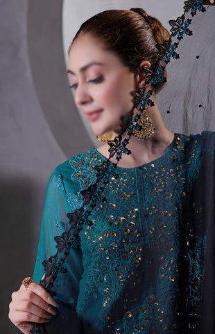MANAAR LUXURY HANDWORK CHIFFON COLL BY SOGHAT D-09