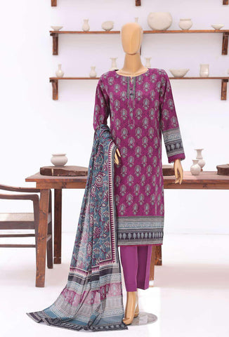 Platinum Jaipuri Prints by HZ Textiles | Digital Printed Lawn 3 Piece Unstitched Suit D-8