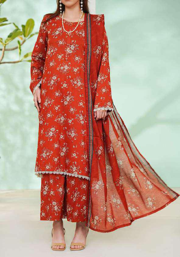 VS DAMAN Exclusive Printed Lawn Unstitched 3 Piece Suit D-20