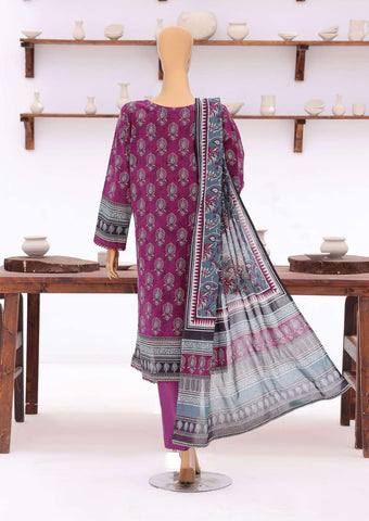 Platinum Jaipuri Prints by HZ Textiles | Digital Printed Lawn 3 Piece Unstitched Suit D-8