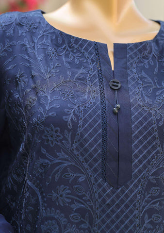 HZ Velvet Royal Needlework Luxe 3-Piece Unstitched Suit D-5