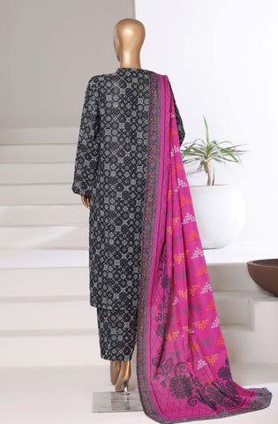 Printed Khaddar Vol-3 Stitched 3PC Collection By Sadabahar D-2