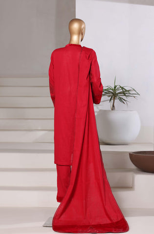 Sadabahar Premium Emb Cross Texture RTW 3 Piece Suit D-2