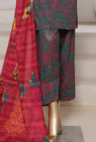 Printed Cotton With Farshi Shalwar Vol-02 By Sadabahar D-07