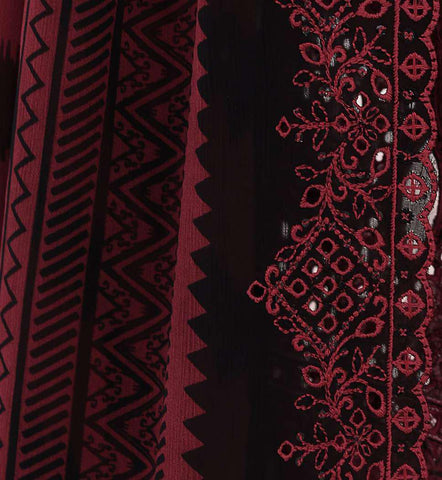 Venice by HZ Textiles | Premium Embroidered Cotton Lawn 3 Piece Unstitched Suit D-6