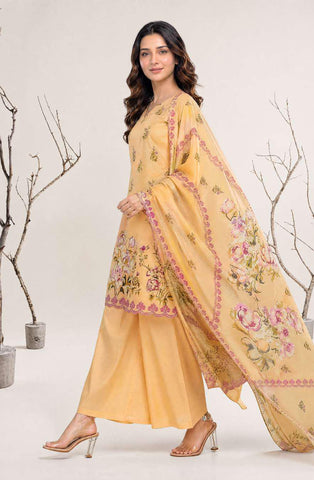 NAAZ by Tawakkal Fabrics | Digital Printed Lawn 3 Piece Unstitched Suit D-2