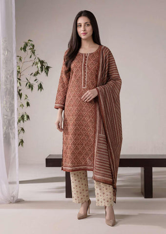 SEFA by Tawakkal Fabrics | 3 Piece Unstitched Rotary Printed Lawn Suit D-9