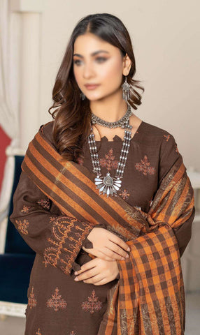 HAYMA SUPERIOR DHANAK MULTANI SHAWL D-08