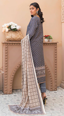 Aleeza Digital Fine Emb Khaddar Coll:24 By Sobia Waseem D-07