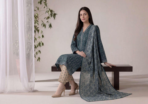 SEFA by Tawakkal Fabrics | 3 Piece Unstitched Rotary Printed Lawn Suit D-10