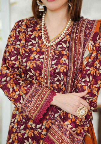 VS DAMAN Exclusive Printed Lawn Unstitched 3 Piece Suit D-22