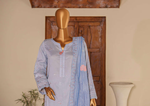 Mayaar Embroidered Un-Stitched 3 Piece Collection By HZ Textile D-10