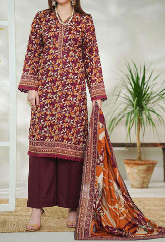 VS DAMAN Exclusive Printed Lawn Unstitched 3 Piece Suit D-22