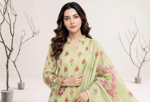 NAAZ by Tawakkal Fabrics | Digital Printed Lawn 3 Piece Unstitched Suit D-3