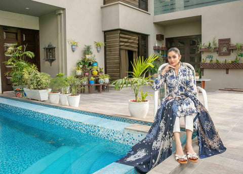 Zumra Lawn Slub Digital Print Vol-02 By Tawakkal D-05