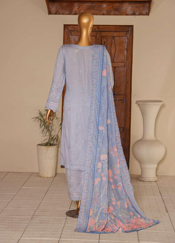 Mayaar Embroidered Un-Stitched 3 Piece Collection By HZ Textile D-10