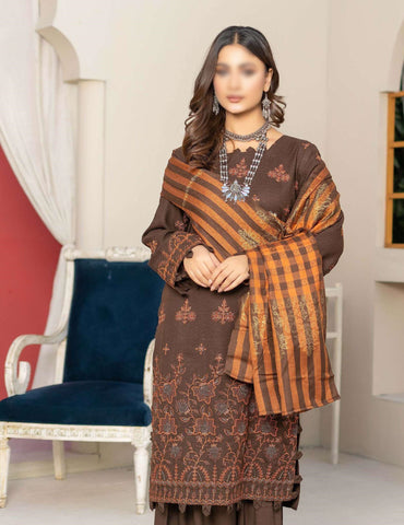 HAYMA SUPERIOR DHANAK MULTANI SHAWL D-08