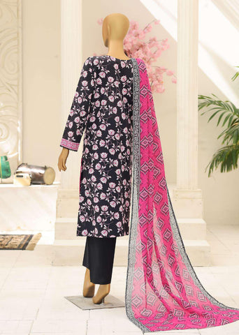 Summer Shades by HZ Textiles | Printed 3 Piece Unstitched Lawn Suit D-10