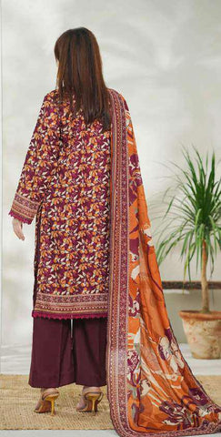 VS DAMAN Exclusive Printed Lawn Unstitched 3 Piece Suit D-22