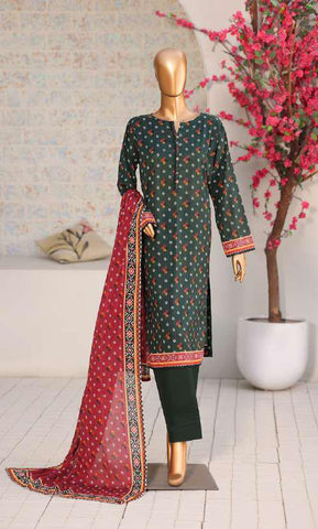 Nayab by HZ Textiles | Printed Lawn 3 Piece Unstitched Suit D-8
