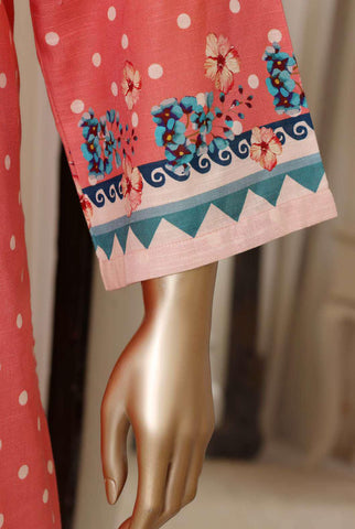 Sadabahar Printed Khaddar Stitched 3 Piece Suit D-4