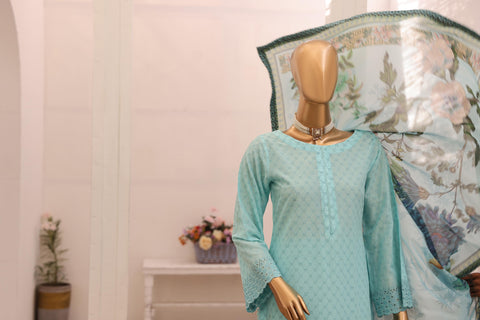 Bloom Schiffli Lawn With Fancy Dupatta D-1 By Dr Haris