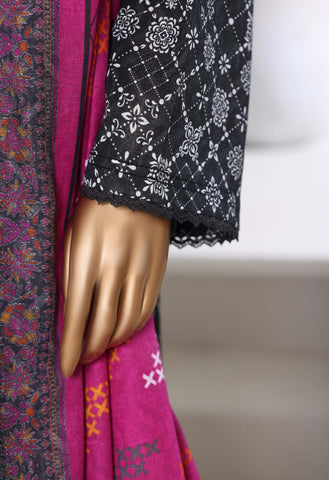 Printed Khaddar Vol-3 Stitched 3PC Collection By Sadabahar D-2