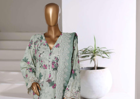 Laser Fusion Chikankari Khaddar 3Pc RTW Coll By Sadabahar D-1
