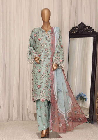 Raya by Sadabahar Collection-2 Embroidered Stitched 3 Piece Suit D-1