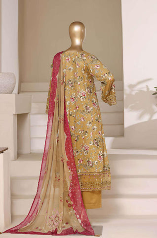 Sadabahar Peplum Embroidered Lawn Stitched 3 Piece Suit D-1