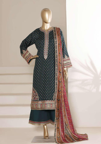 Regal by Sadabahar | Embroidered Festive 3 Piece Stitched Lawn Suit D-5